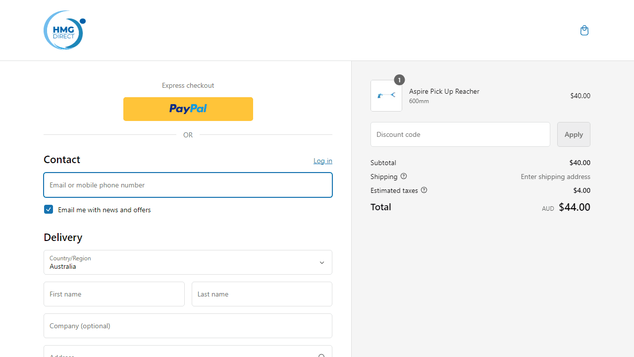 How to apply Hmg Direct coupon code